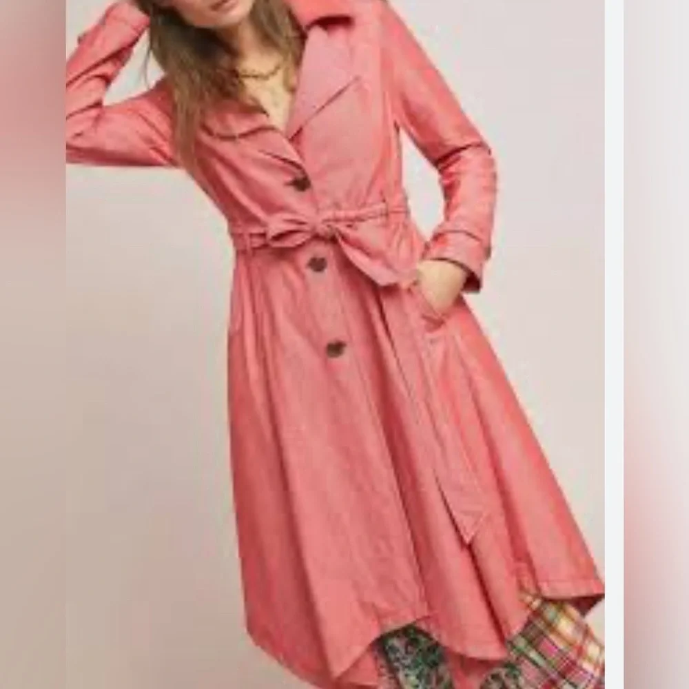 Anthropology Belted  Elle Trench Coat | Size XS